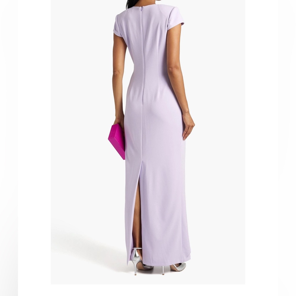 BADGLEY MISCHKA Draped crepe gown - Picture 3 of 4